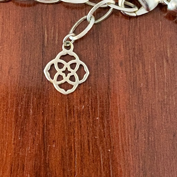 Kendra Scott Tan w/White Drusey Braided Necklace and matching Bracelet - Picture 3 of 5